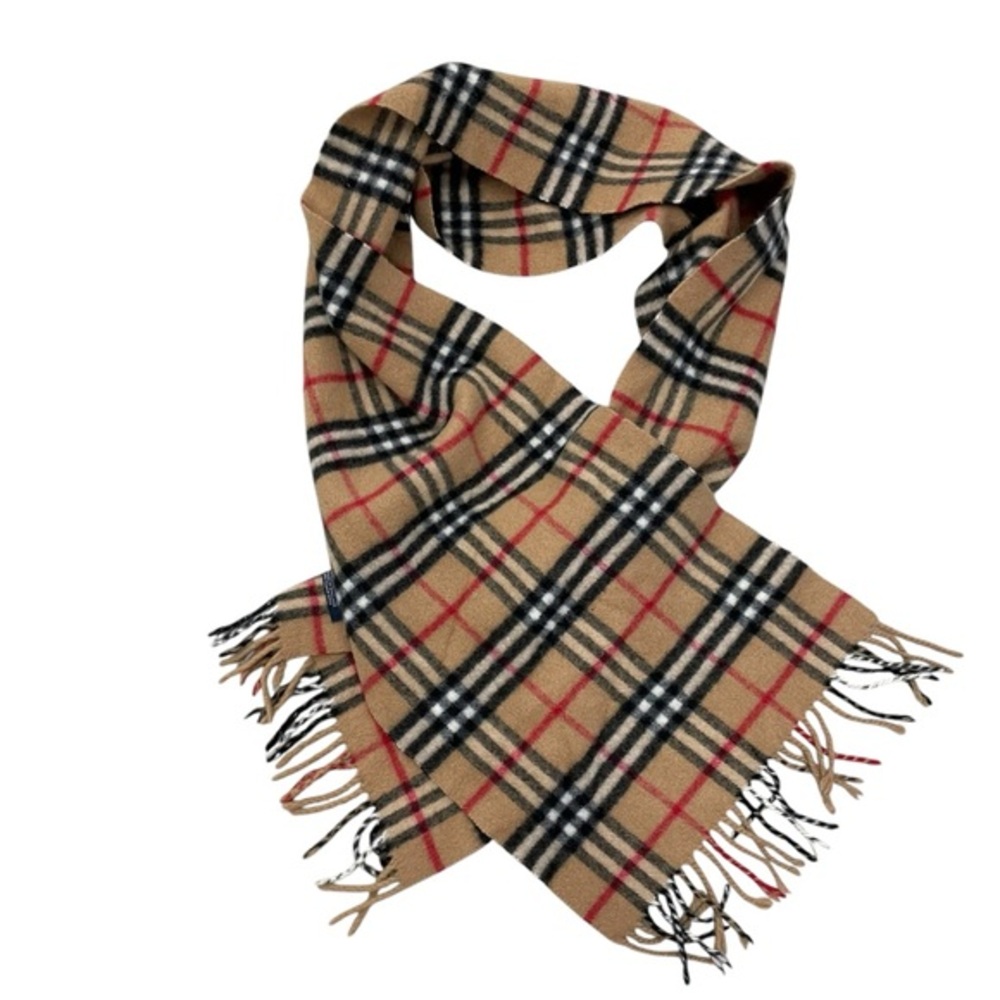 BURBERRY Classic Cashmere Check Scarf